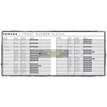 ACERBIS Yamaha első rajtszámtábla idom