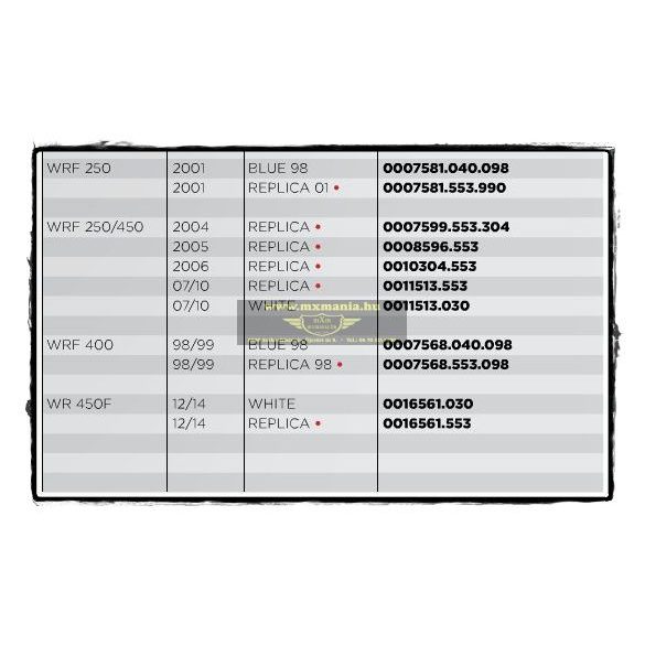 ACERBIS Yamaha Plastics Kit