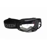 AirScreen AERO 01 EX védőszemüveg nyitható lencsével - fekete