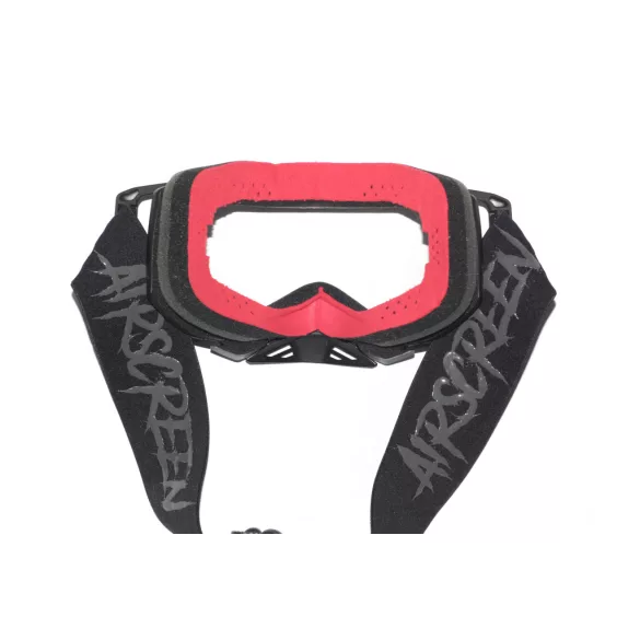 AirScreen AERO 01 EX védőszemüveg nyitható lencsével - fekete