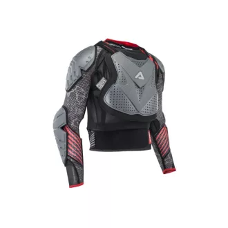 Acerbis Scudo 3.0 szürke-piros protektoring - xl méretben
