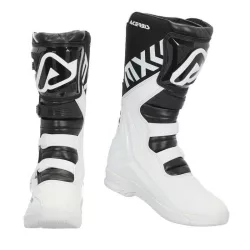 Acerbis x-team cross csizma fehér-fekete