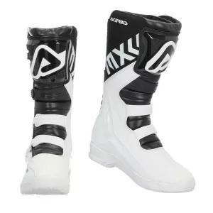 Acerbis x-team cross csizma fehér-fekete