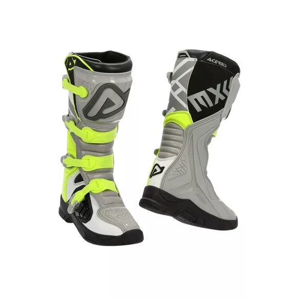 Acerbis x-team cross csizma szürke-fluo
