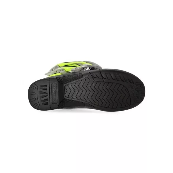 Acerbis x-team cross csizma szürke-fluo