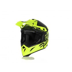   Acerbis helmet Steel carbon fluo yellow-black szürke bukósisak