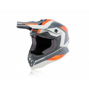 Acerbis Steel grey-orange gyerek bukósisak