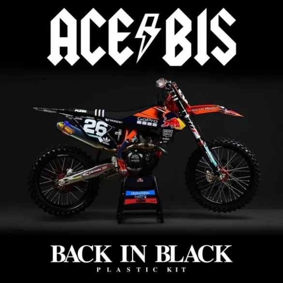 Acerbis full plastic kit KTM SX/SFX 2019 - TLD BLACK