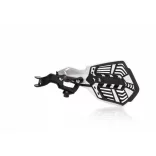 Acerbis K-Future kézvédő,  fehér-fekete