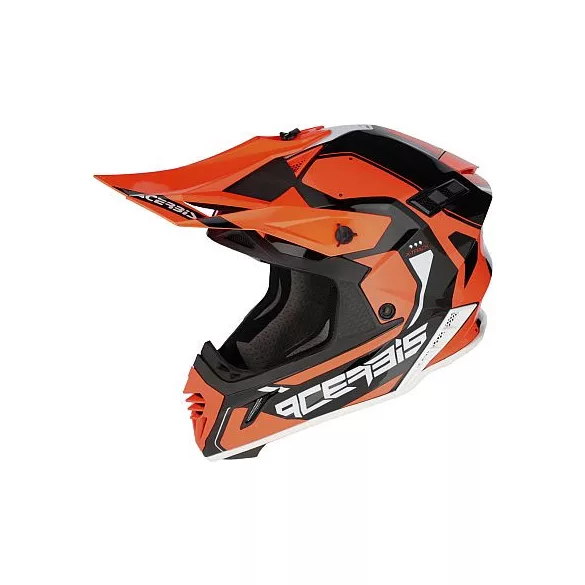 Acerbis X-track fekete-narancs bukósisak