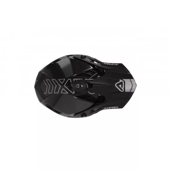 Acerbis helmet Steel carbon silver-black szürke bukósisak