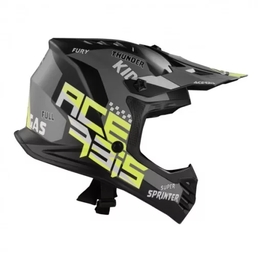 Acerbis Profile black-yellow gyerek bukósisak