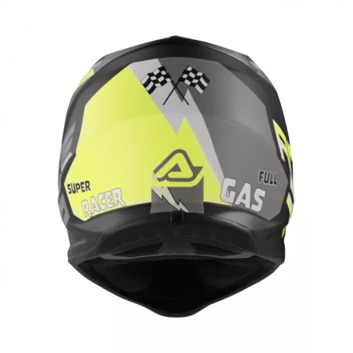 Acerbis Profile black-yellow gyerek bukósisak