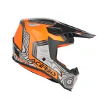 Acerbis Whoops graphic grey-orange bukósisak