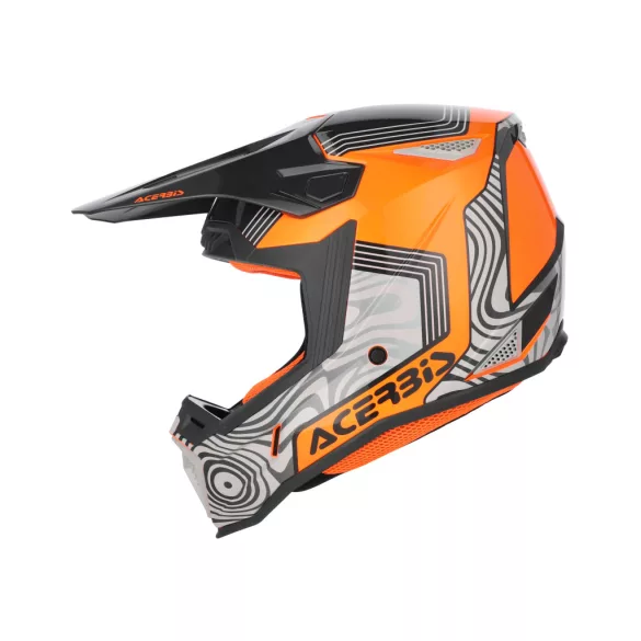 Acerbis Whoops graphic grey-orange bukósisak