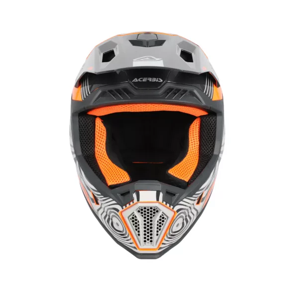 Acerbis Whoops graphic grey-orange bukósisak
