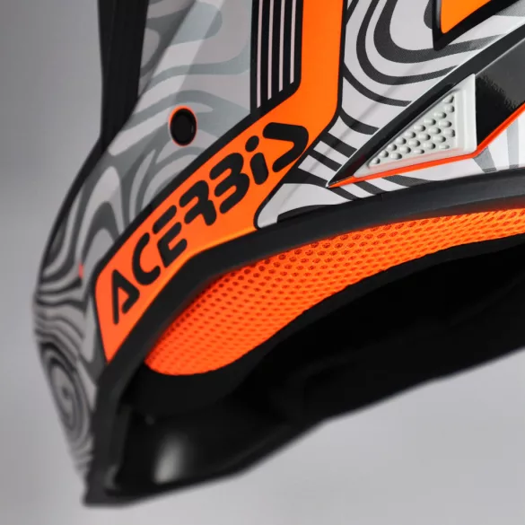 Acerbis Whoops graphic grey-orange bukósisak
