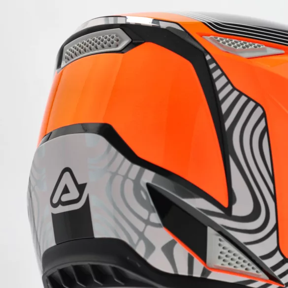 Acerbis Whoops graphic grey-orange bukósisak