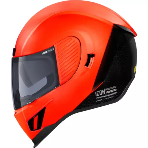 Icon airform™ counterstrike mips® bukósisak piros
