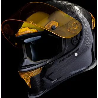 ICON airframe pro™ carbon 4Tress bukósisak sárga plexi