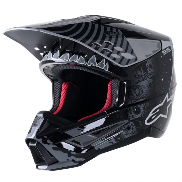 Alpinestars SM5  Solar Flare Blk/Grey  bukósisak, S