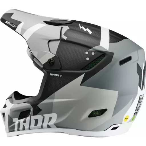 Thor reflex sport carbon brave mips® szürke/fehér