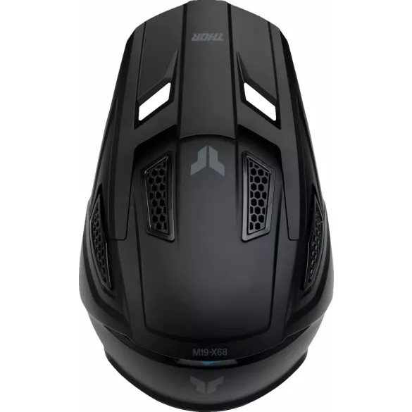 Thor Fleet blackout bukósisak fekete