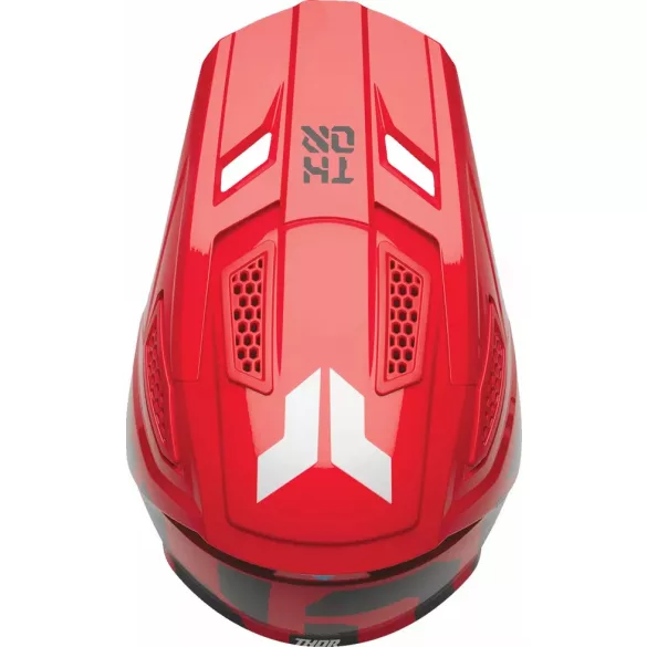 Thor Fleet Forge bukósisak piros-fekete