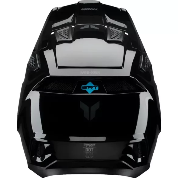 Thor Fleet blackout fényes bukósisak fekete