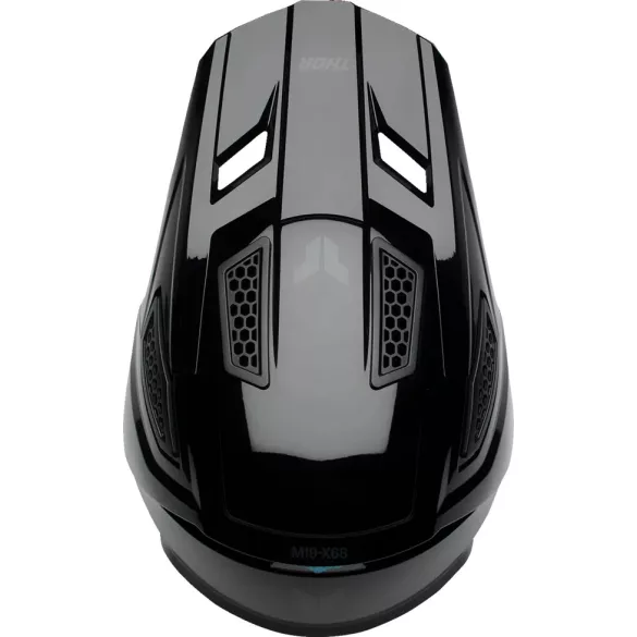 Thor Fleet blackout fényes bukósisak fekete