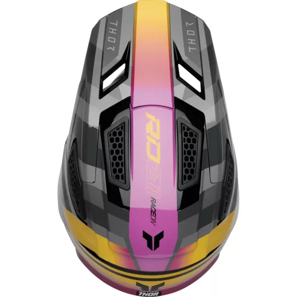 THOR FLEET CAMBER bukósisak magenta-fekete