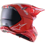Alpinestars SM10 Flood red carbon bukósisak