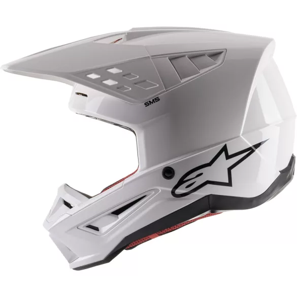 Alpinestars SM5 solid white bukósisak