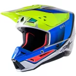 Alpinestars SM5 sail yellow-blue bukósisak