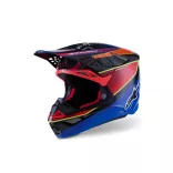 Alpinestars Supertech M10 Era MIPS Bukósisak - Blue/Red/Yellow