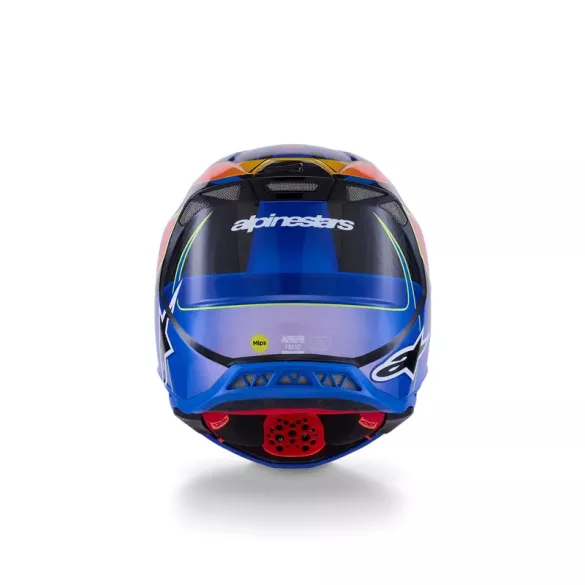 Alpinestars Supertech M10 Era MIPS Bukósisak - Blue/Red/Yellow