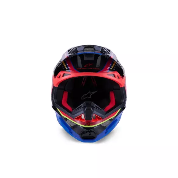 Alpinestars Supertech M10 Era MIPS Bukósisak - Blue/Red/Yellow