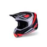 Alpinestars S-M7 Rise black-red-silver bukósisak