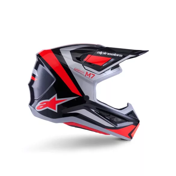 Alpinestars S-M7 Rise black-red-silver bukósisak