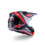 Alpinestars S-M7 Rise black-red-silver bukósisak