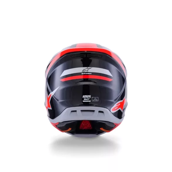 Alpinestars S-M7 Rise black-red-silver bukósisak
