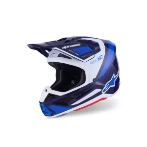 Alpinestars S-M7 Rise blue-white bukósisak