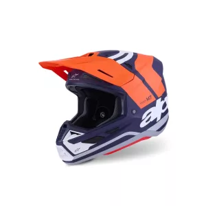 Alpinestars S-M7 Core blue-orange-white bukósisak