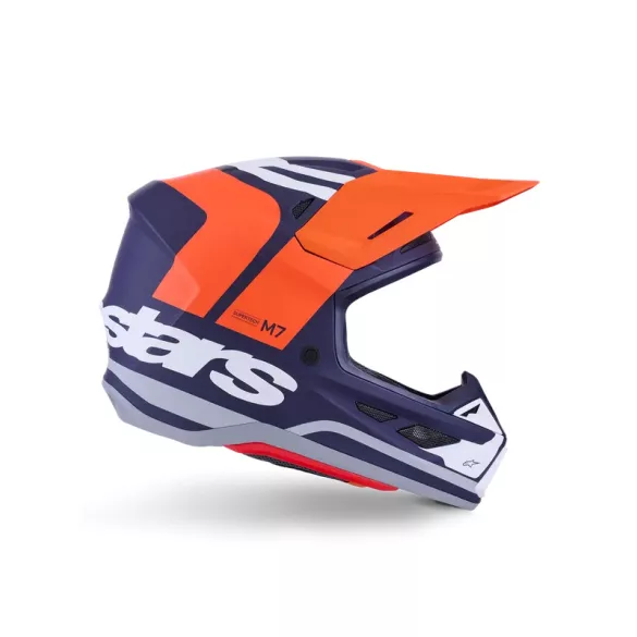 Alpinestars S-M7 Core blue-orange-white bukósisak