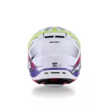 Alpinestars S-M7 Fuse purple-white-yellow bukósisak