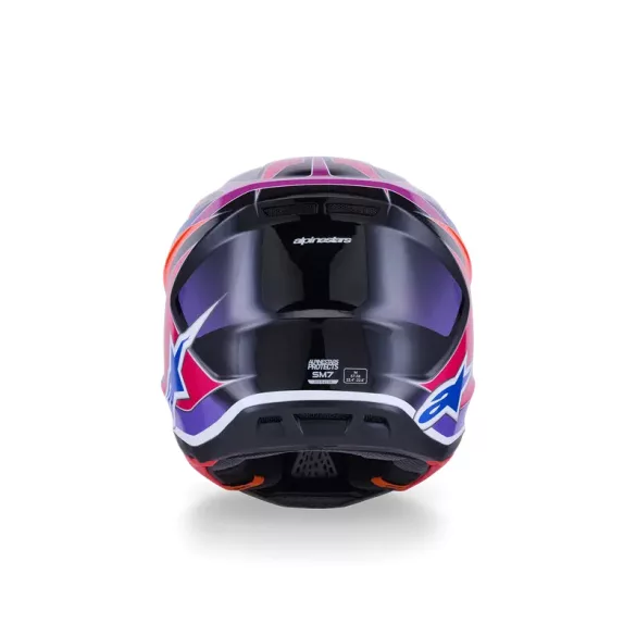 Alpinestars S-M7 Fuse blue-pink-purple bukósisak