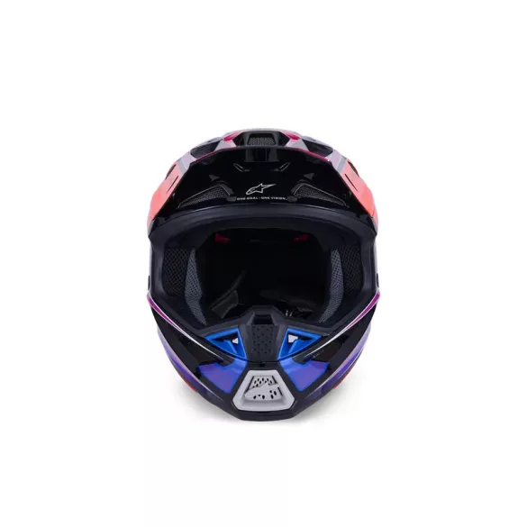 Alpinestars S-M7 Fuse blue-pink-purple bukósisak