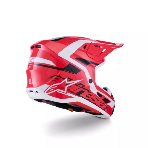 Alpinestars S-M7 Deed red-white bukósisak