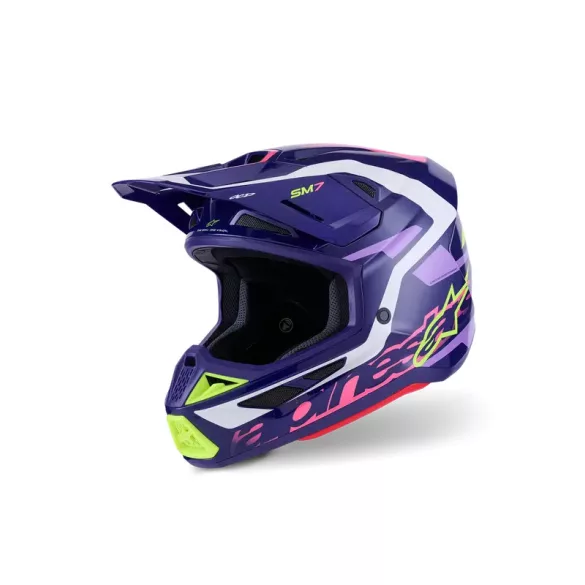 Alpinestars S-M7 Deed pink-purple bukósisak
