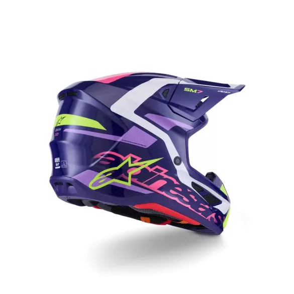 Alpinestars S-M7 Deed pink-purple bukósisak
